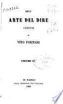 Dell' arte del dire