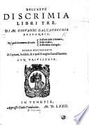 Dell'Arte di Scrimia libri tre ... ne'quali breuemente si tratta dell'arte dello schermire, della giostra, dell'ordinar battaglie, etc