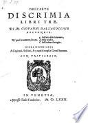 Dell'arte di scrimia libri tre, ne'quali brevemente si tratta dell'arte dello chermire, della giostra, dell ordinar battaglie