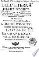 Dell' eterna felicita de giusti