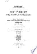 Dell'imputabilità secondo gli articoli 44, 45, 46, 47 e 48 del Codice penale italiano