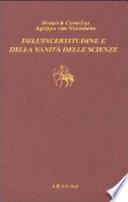 Dell'incertitudine e della vanità delle scienze