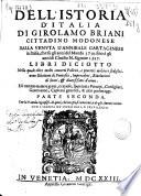 Dell'istoria d'Italia