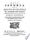 Dell' istoria del regno di Napoli
