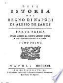 Dell'istoria del regno di Napoli