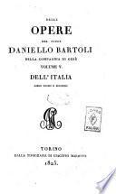 Dell'Istoria della Comapagnia di gesu L'Italia 