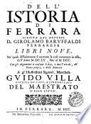 Dell'istoria di Ferrara