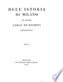 Dell'istoria di Milano del cavaliere Carlo de' Rosmini roveretano. Tomo 1. [-4.]
