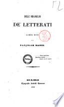 Dell'orgoglio de' letterati libri due di Pasquale Maggi