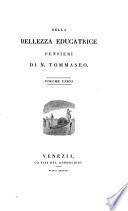 Della bellezza educatrice