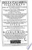 Della Calabria illustrata opera varia istorica