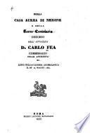 Della Casa Aurea di Nerone e della Torre Cartolaria