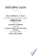 Della chirurgia in Italia