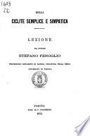 Della ciclite semplice e simpatica lezione del dottore Stefano Fenoglio ..