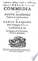 Della Commedia di Dante
