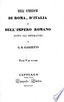 Della condizione di Roma