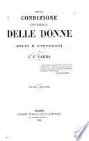 Della condizione giuridica delle donne