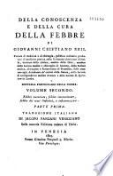 Della conoscenza e della cura della febbre