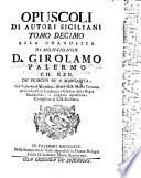 Della credenza e culto de'demonj presso i gentili, ragionamento