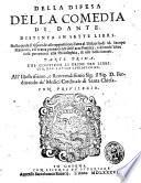 Della Difesa Della Comedia Di Dante