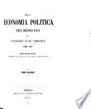Della economia politica del medio evo