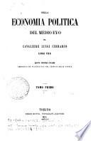 Della economia politica del Medioevo