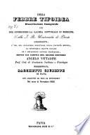 Della febbre tifoidea
