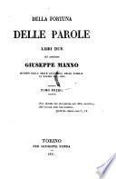 Della fortuna delle parole libri 2