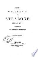 Della geografia di Strabone libri 17