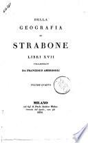 Della geografia di Strabone libri 17 volgarizzati da Francesco Ambrosoli