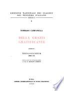 Della grazia gratificante