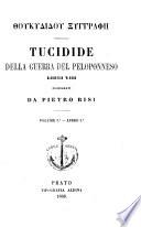 Della guerra del Peloponneso libri 8 Tucidide