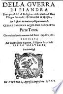 Della Guerra di Fiandra