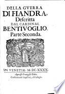 Della guerra di Fiandra ... parte prima (-terza).