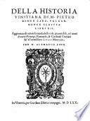 Della historia Vinitiana volgarmente scritta libri 12