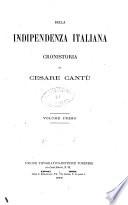 Della indipendenza italiana cronistoria