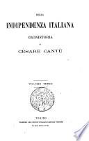 Della indipendenza italiana cronistoria