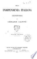 Della indipendenza italiana cronistoria