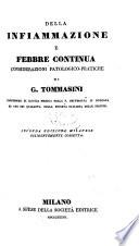 Della infiammazione e febbre continua