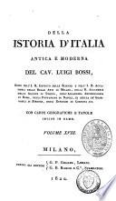 Della istoria d'Italia antica e moderna