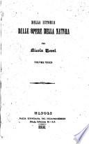Della istoria delle opere della natura per Nicola Leoni