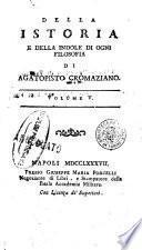 Della Istoria e Della Indole di Ogni Filosophia