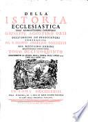 Della Istoria Ecclesiastica