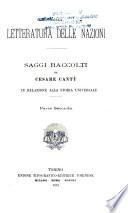 Della letteratura delle nazioni