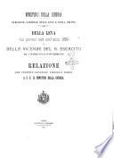 Della leva sui giovani nati nell'anno 1843 e delle vicende dell'esercito dal 1 ottobre 1863 al 30 settembre 1864 relazione del maggior generale ... al sig. ministro della guerra