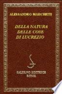Della natura delle cose di Lucrezio