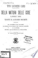 Della natura delle cose