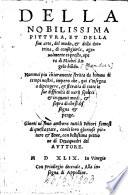 Della nobilissima Pittura