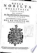 Della nobilità dell'Italia