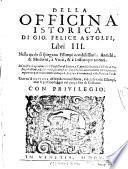 Della officina istorica